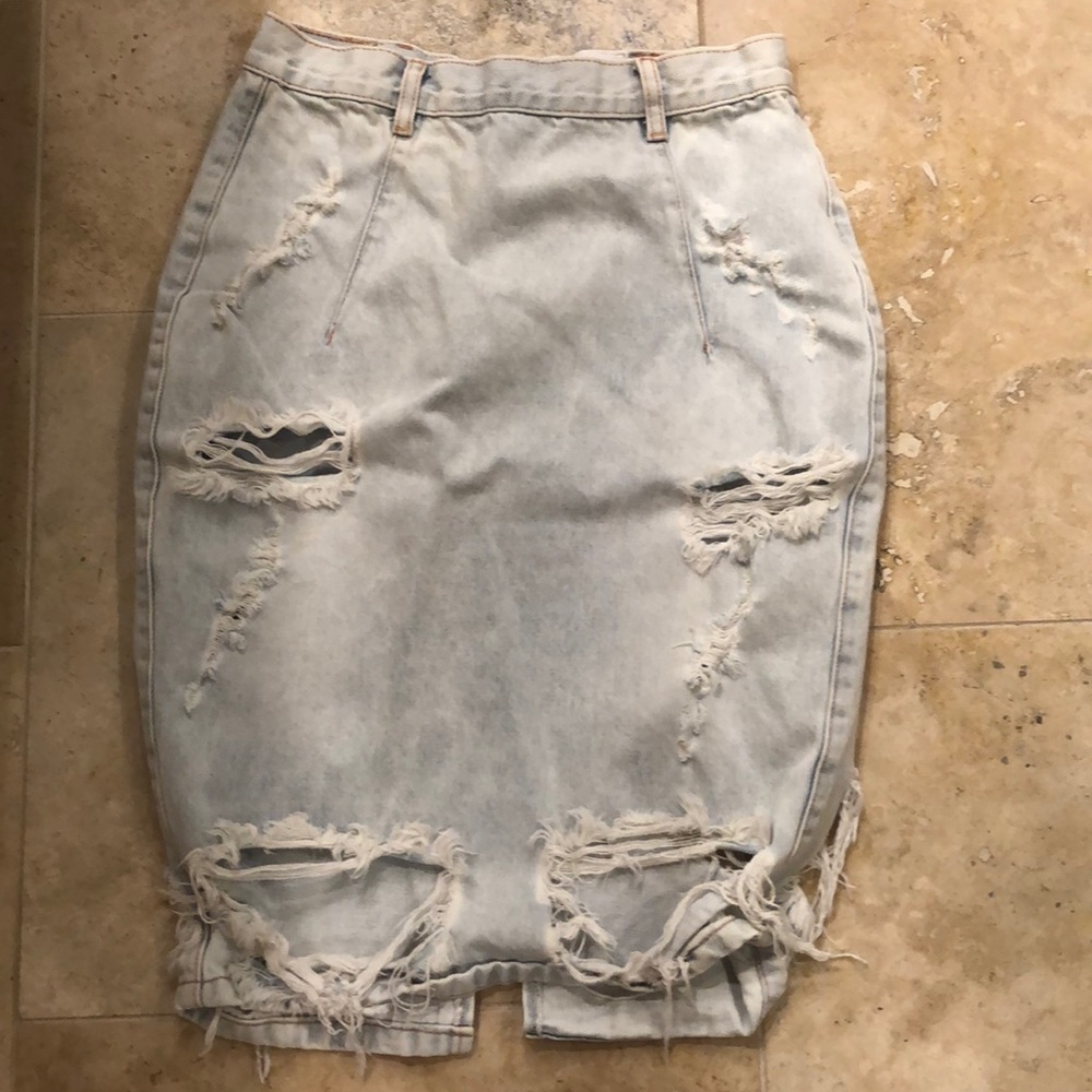One Teaspoon denim skirt